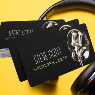 DJ, Vocalist,Singer,Solo,Performance Entertainment Visitkort