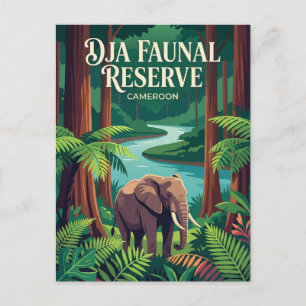 Dja Faunal Reserve Kamerun Vykort