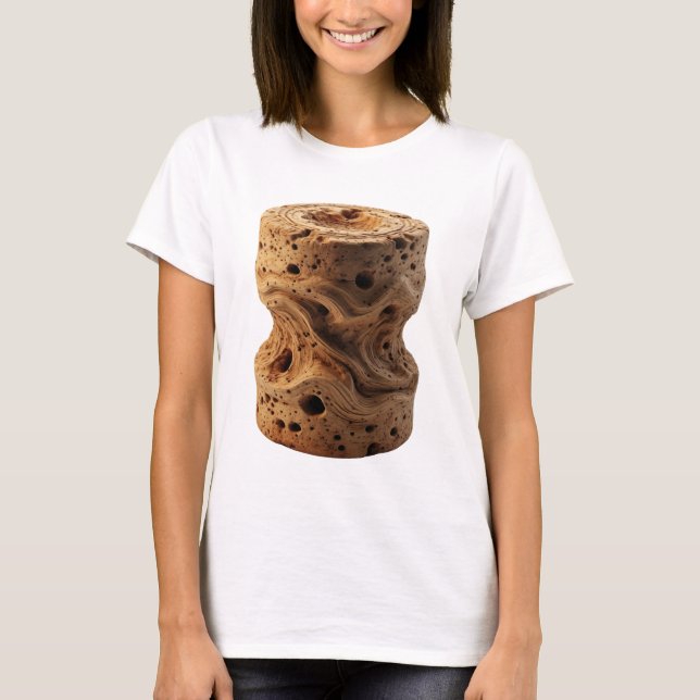 Djärkt grått ABSTRAKT KONST Statement Design T Shirt (Framsida)