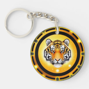 Djärv Abstrakt Tigerillustration