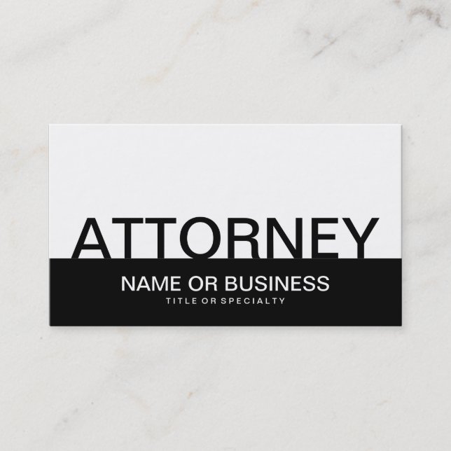 djärv ATTORNEY Visitkort (Framsida)