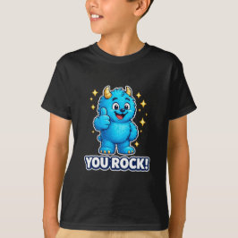 Djärv Blå Monster Du Är Super Thumbs Up Superstjär T Shirt