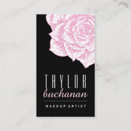 Djärv blom- visitkortmall visitkort