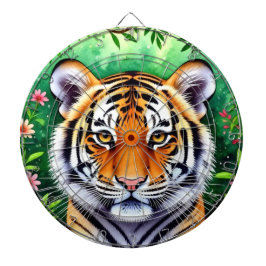Djärv botanisk tigerunge darttavla