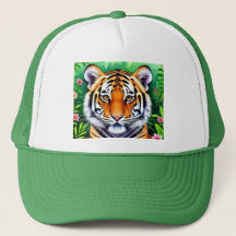 Djärv Botanisk Tigerunge
