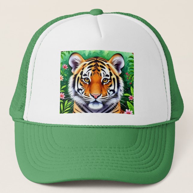 Djärv Botanisk Tigerunge  Keps (Framsida)