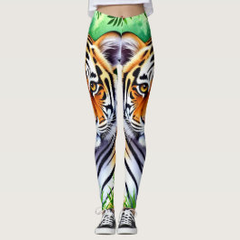 Djärv Botanisk Tigerunge Leggings
