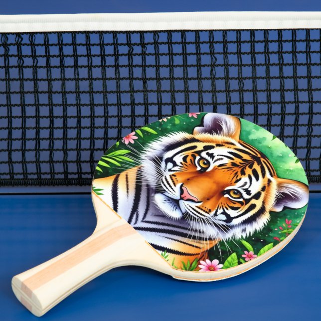 Djärv botanisk tigerunge  pingisracket (Insitu)