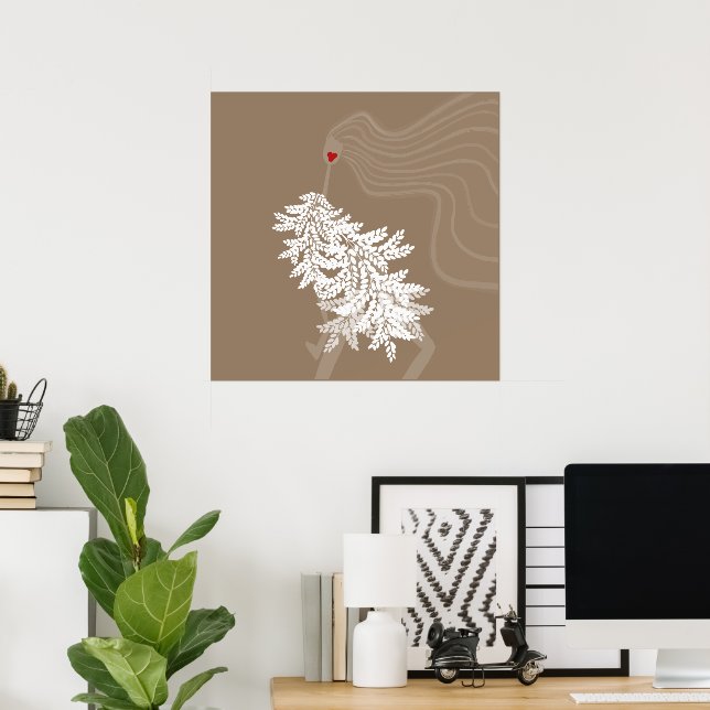 Djärv Chic Stil Minimal Glamour Modet Art Poster (Hemmakontoret)