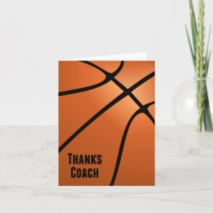 Djärv Design-Tom insida för baskettacklagledare Tack Kort