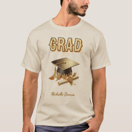 Djärv examen modern trendig examen personlig t shirt