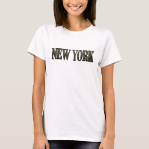 Djärv färgrik NEW YORK skjortdesign T Shirt