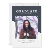 Djärv färgstudenteninbjudan