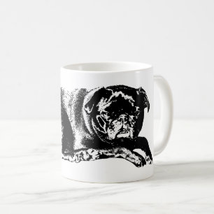 Djärv form, mysiga reflektioner kaffemugg