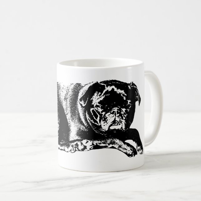 Djärv form, mysiga reflektioner kaffemugg (Framsida höger)
