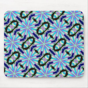 djärv geometrisk mousepad för blåttsvartdesign musmatta