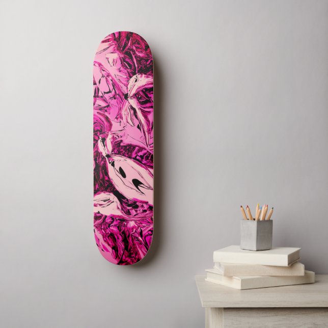 Djärv Lavendel Mini Skateboard Bräda 18,5 Cm (Väggkonst)