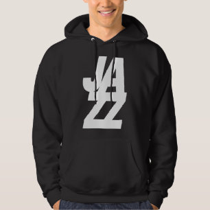 Djärv logodesign för Jazzmusik Hoodie