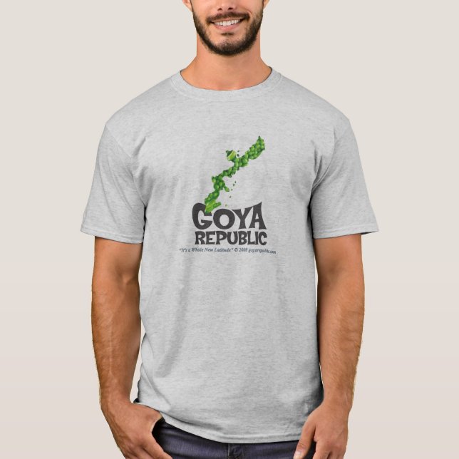 Djärv logotyp för Goya republik T Shirt (Framsida)