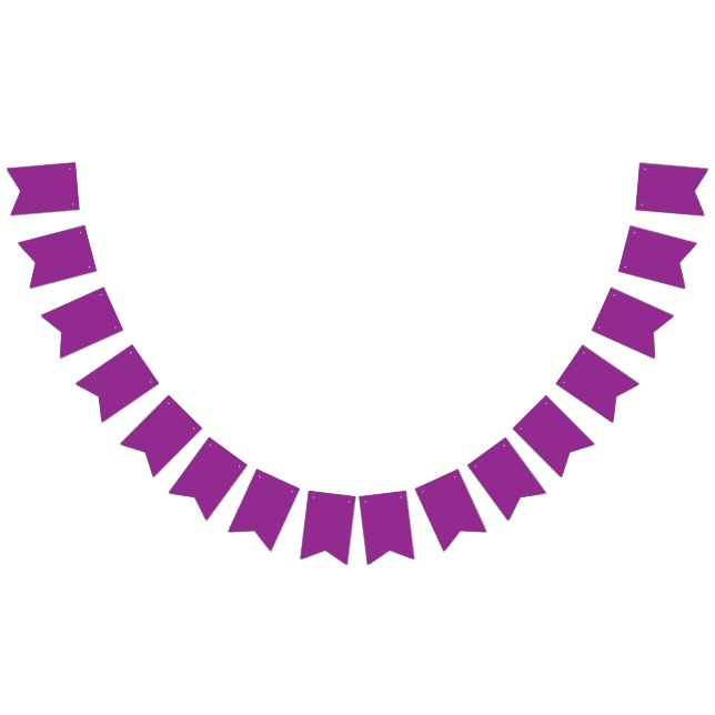 Djärv Magenta Bröllopsinbjudan med Minimal Stil Vimplar (Alla)