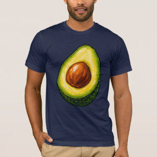 Djärv, målerisk Avokado T-Shirt Design