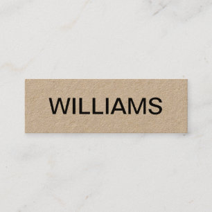 Djärv minimalist modern visitkort