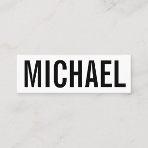 Djärv modern visitkort för Minimalist