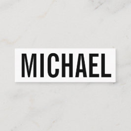 Djärv modern visitkort för Minimalist