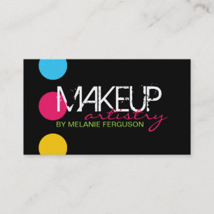 DJÄRV och för HÖFTMAKEUPKONSTNÄR VISITKORT
