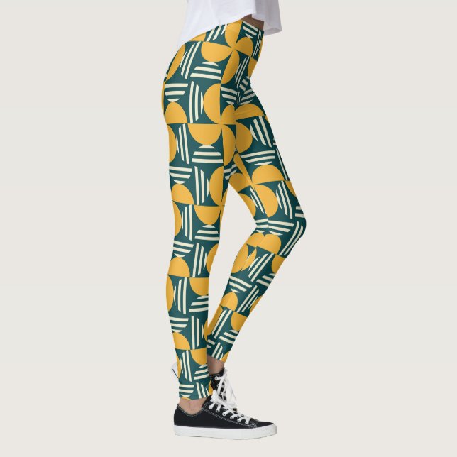 Djärv Och Fräck Abstrakt Leggings (Höger)