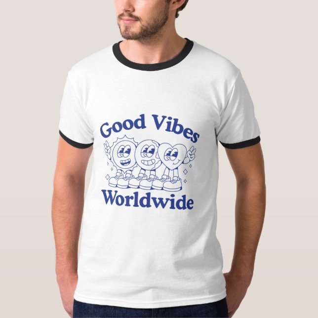 Djärv och stilren T-shirt-design T Shirt (Framsida)
