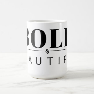 djärv och vacker magisk mugg