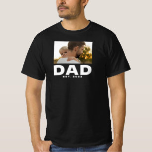 Djärv Pappa Estalished Foto T-Shirt