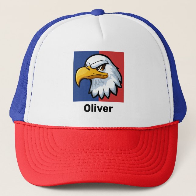 Djärv patriotisk serieörn personlig keps (Framsida)