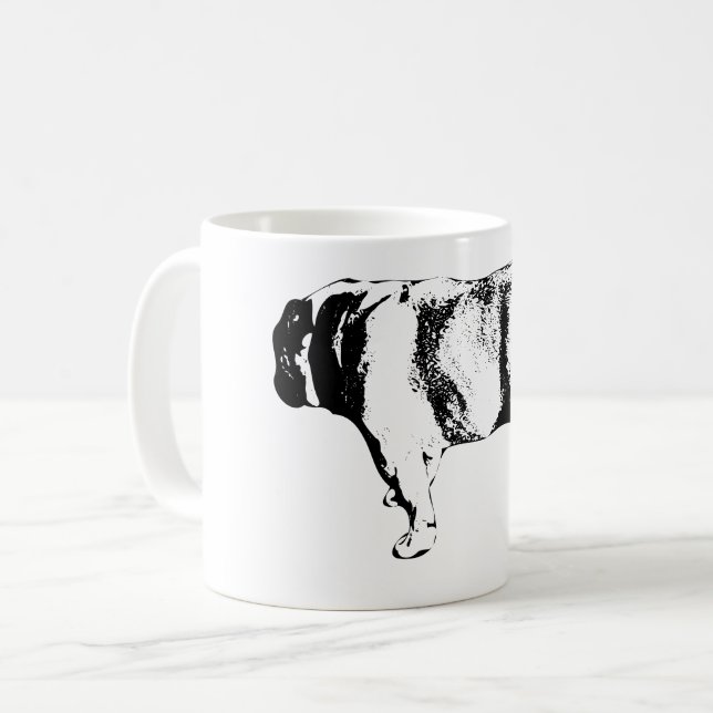 Djärv promenad, skön morgon kaffemugg (Framsida vänster)