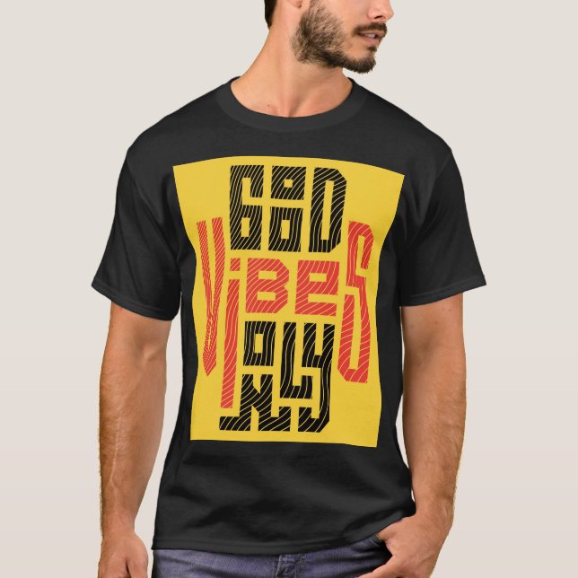 Djärv Retro Energi T Shirt (Framsida)