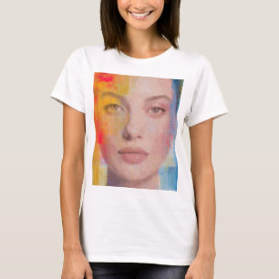 Djärv Skönhet Konst Med Penseldrag T Shirt