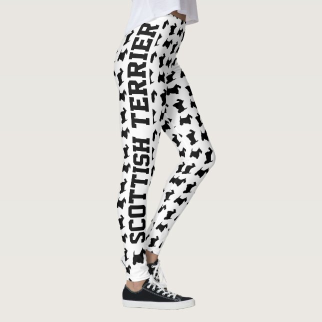 Djärv skotsk Terrier Leggings (Höger)