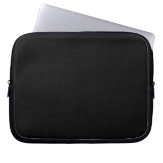 Djärv svart bakgrund laptop sleeve