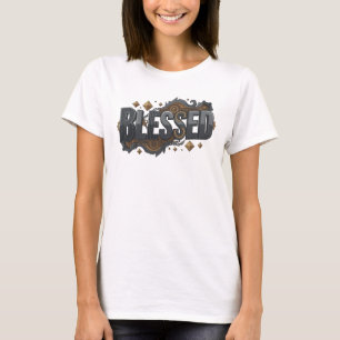 Djärv VÄLSIGNAD 2D konstnärlig uttryck T Shirt
