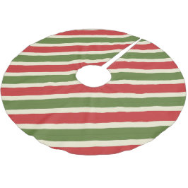 Djärv Vintage Elegant Jul Karamellpinne Julgransmatta Borstad Polyester