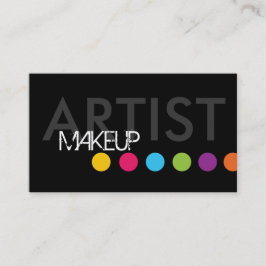 Djärv visitkort för Makeupkonstnär