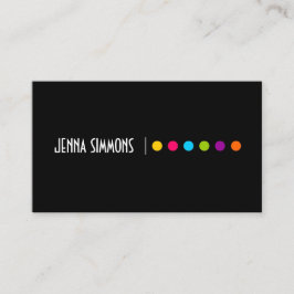 Djärv visitkort för Makeupkonstnär