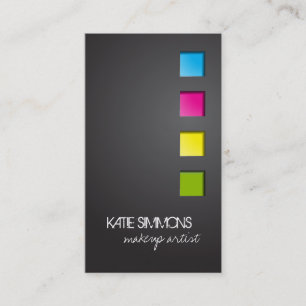 Djärv visitkort för Makeupkonstnär