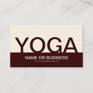 djärv YOGA Visitkort
