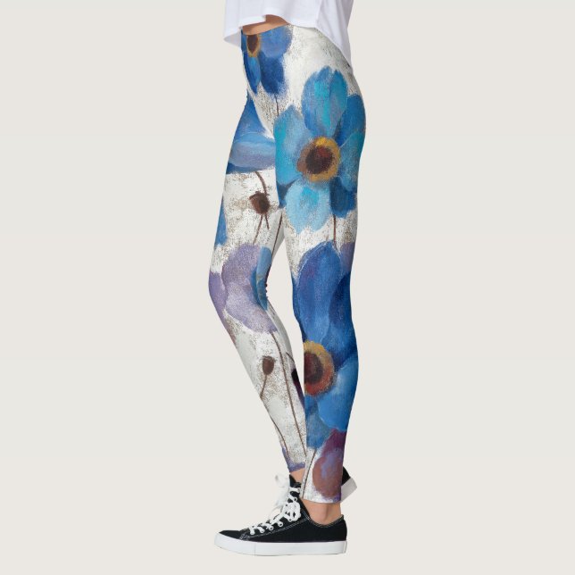 Djärva anemoner leggings (Vänster)