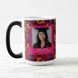 Djärva Anemoner Mönster Graduate Kaffe Magisk Mugg