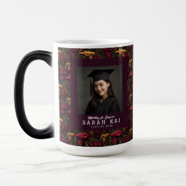 Djärva Calla Lilior Blomma Avslutningsövning Magisk Mugg