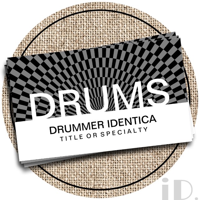 djärva DRUMS-kontroller Visitkort (Skapare uppladdad)