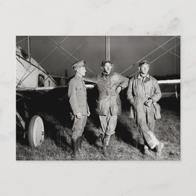 Djärva flygare, 1919 vykort (Framsida)